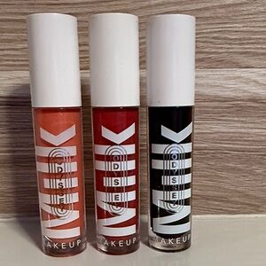 Milk Makeup Lip oil Gloss Trio -trek - explore - voyage
